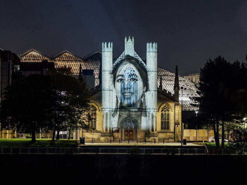 Kehkashan Basu featured on St. Andrews Cathedral, Glasgow