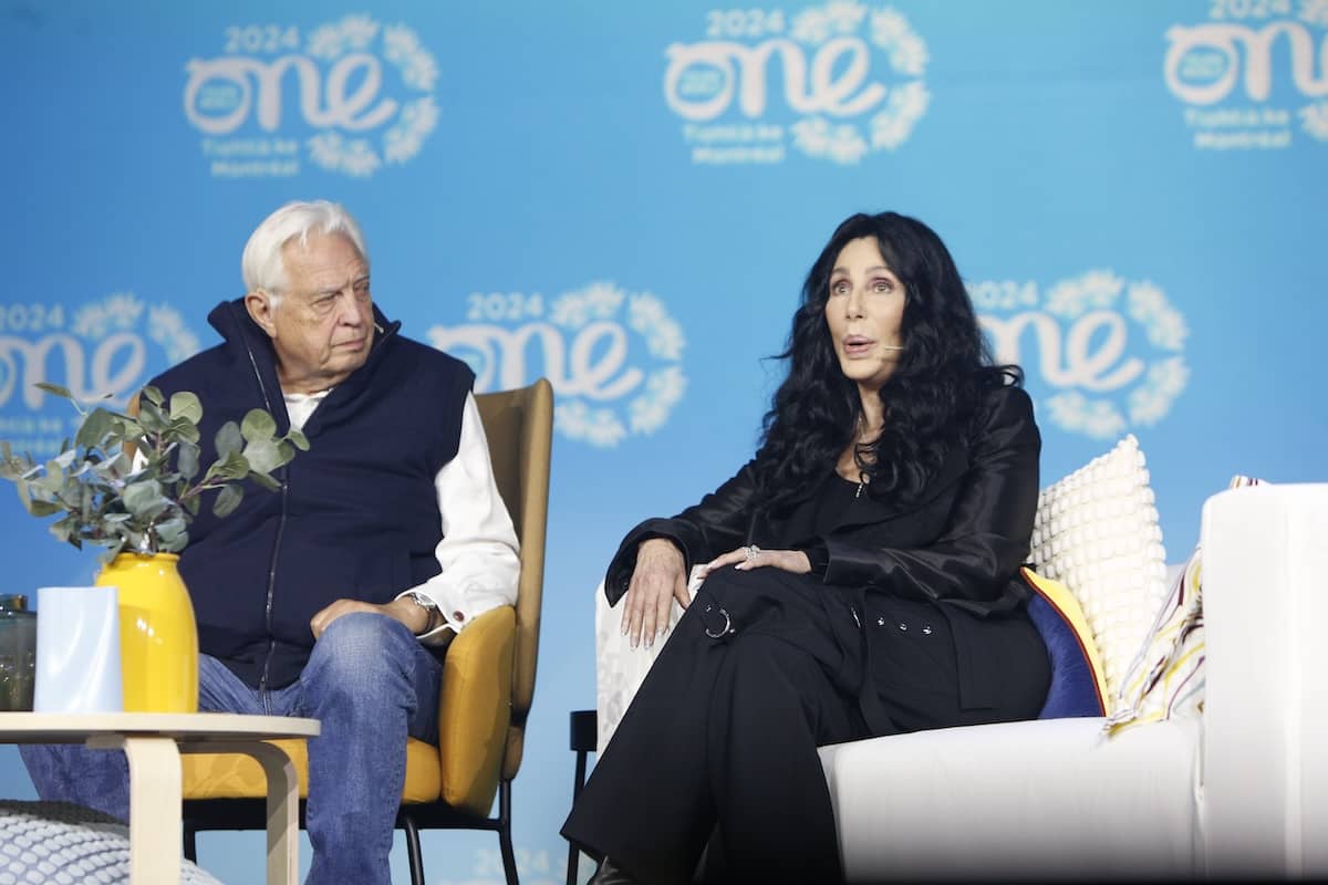 Cher presenting at the 2024 summit