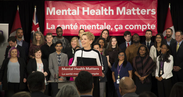 mental health, ontario, kathleen wynne, alicia raimundo, suicide, billion, healthcare, policy, canada, mental health,