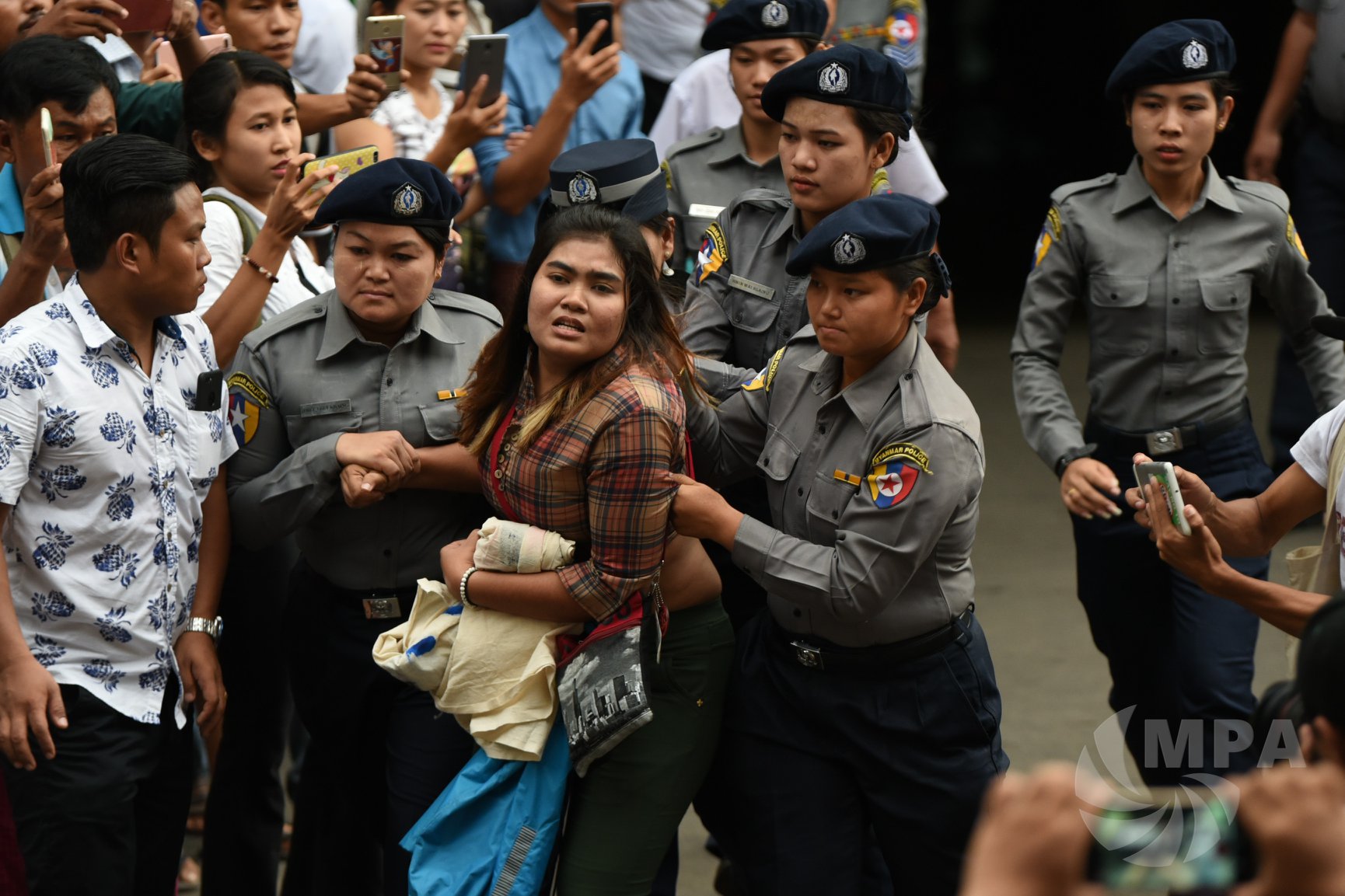 one young world, oyw, ambassador, protest, peaceful protest, myanmar, violence, peace, burma, war, civil war, youth, empowerment, advocacy, police violence, khin, sandar, khin sandar