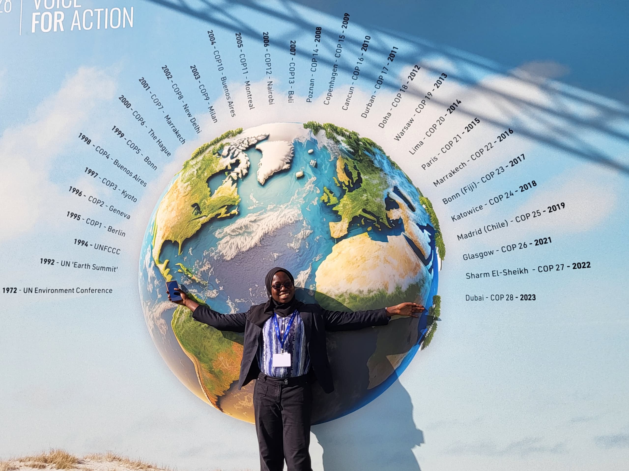 Fatou at COP28 in Dubai