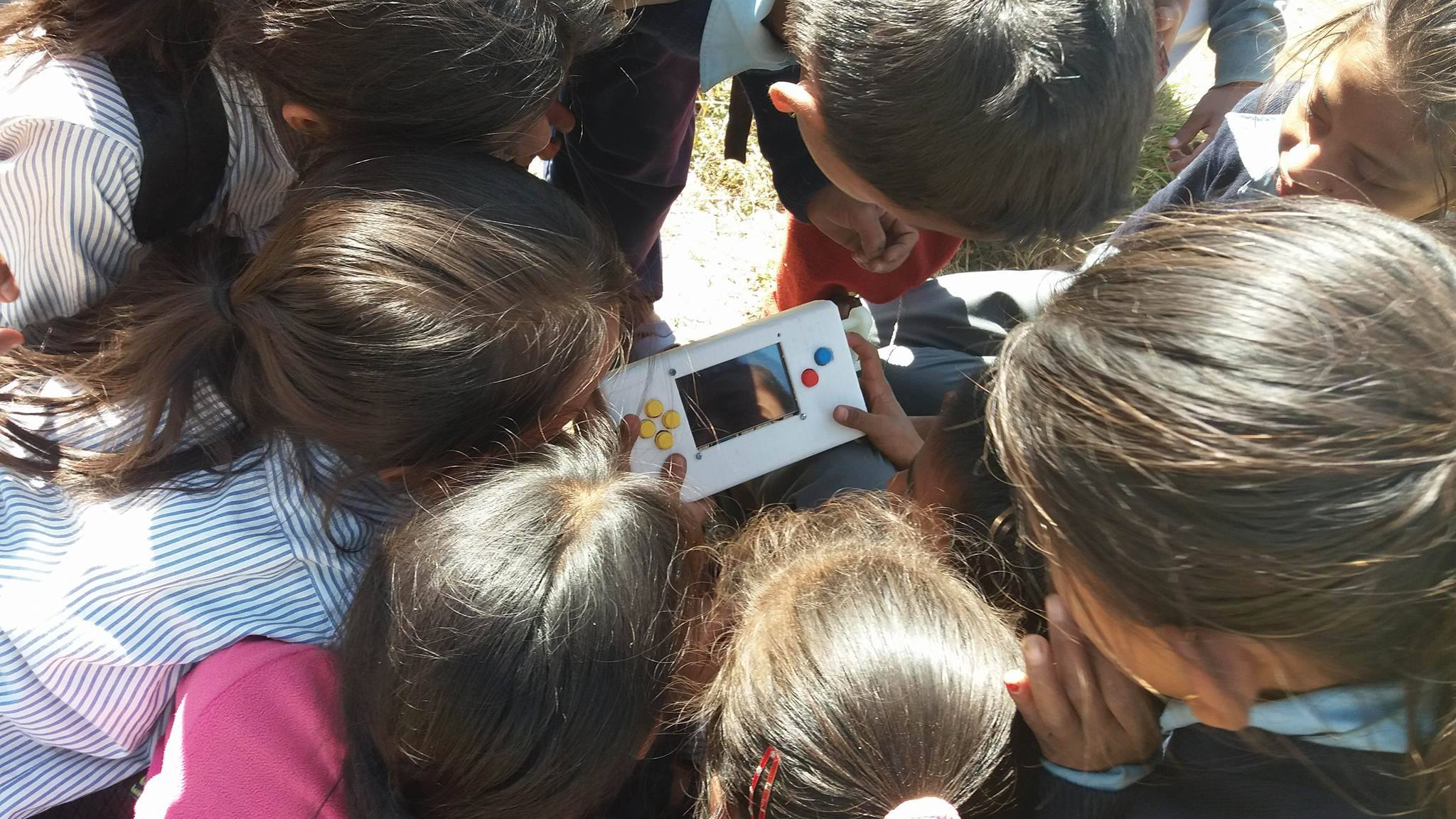 Children interacting with a Jara device